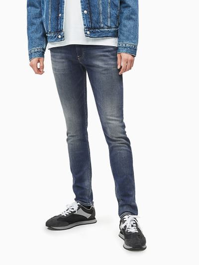 Calvin Klein Ruhák HU536383 | Calvin Klein CKJ 016 Férfi Farmernadrág Kék